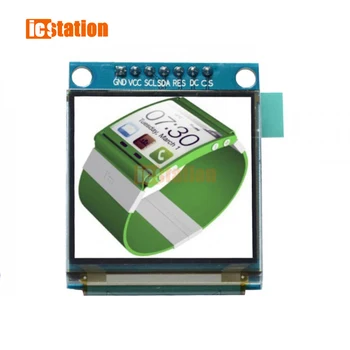 1.5 collu 7PIN Full Color OLED modulis Ekrānu SSD1351 Disku IC 128(RGB)*128 SPI Interfeisu 51 STM32 saderīgu Arduino
