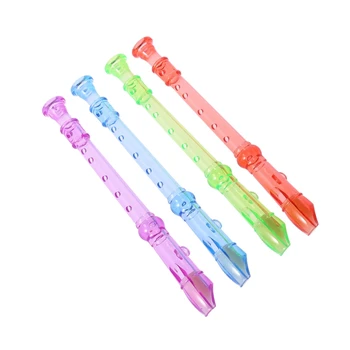 1 Plastmasas Mūzikas Instrumentu Ieraksti Flauta 6 Caurumi Krāsains Bērnu Rotaļlietas, Dāvanu