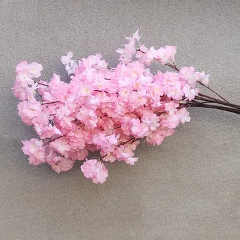 100cm Šifrēta Cherry Blossom Pulm Pušķis, Mākslīgie Zīda Ziedu Zars Viltus Ziedi Mājās, Kāzu svinības, Viesnīca Apdare