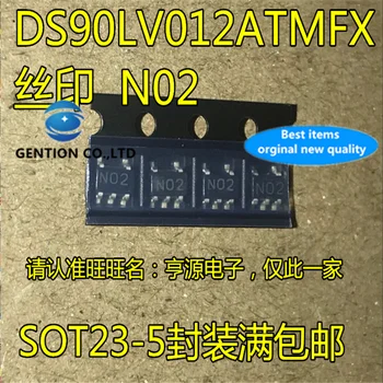 10Pcs DS90LV012ATMF DS90LV012ATMFX SOT23-5 Sietspiedes N02 LVDS Uztvērējs chip akciju 100% jauns un oriģināls