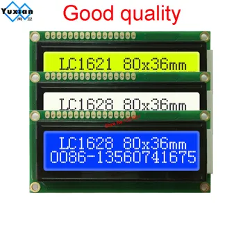 1602 LCD displejs screem modulis labas kvalitātes LC1621 SPL780D1 Compatibal HD44780 WH1602B PC1602-D LMB162A AC162B