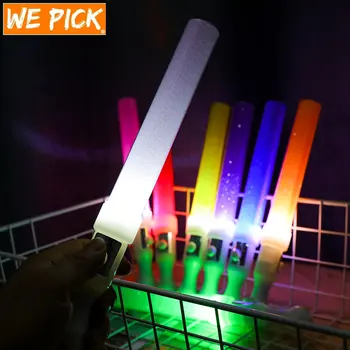 1PC LED Glow Stick Gaismas Īss Flash Roku Koncerts Aksesuārus Kempings Avārijas Puse, Bērniem, Pieaugušajiem Dāvanas, Ziemassvētku Rotājumi