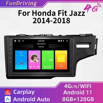 2 Din Android Auto Radio Honda Fit Džeza 2014-2018 Auto Stereo Multimediju Atskaņotājs, GPS, WIFI, BT FM Navigācijas Autoradio Galvas Vienības