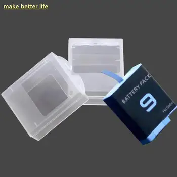 2gab Akumulators Aizsardzības Uzglabāšanas Kaste Cietās Plastmasas Akumulatora korpusa Vāks GoPro Hero 10 9 8 7 6 5 4 3 Xiaomi Yi Kameru Piederumi