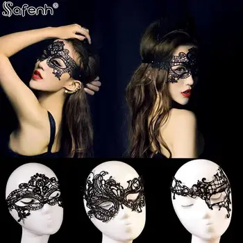 30Style Sievietes Sexy Melnu Mežģīņu Maska Maskēties Puse Acu Maska Festivāls Halloween Cosplay Maskas Aksesuāri косплей halloween masku