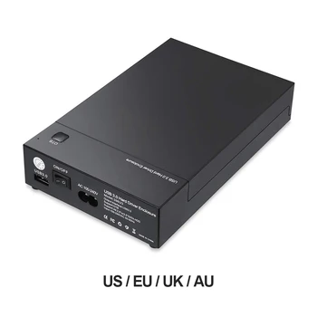 396U3 Ārējo Cieto Disku Kamerā USB 3.0 SATA III Gulēja Cieto Disku dokstacija, 2,5 un 3,5 collu HDD, SSD LED Padoms