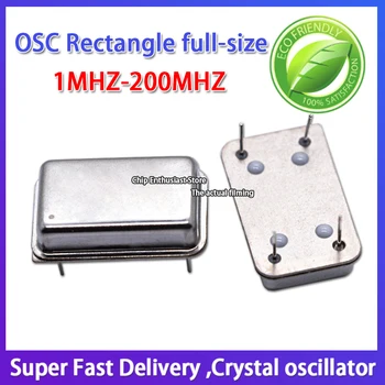 3PCS Taisnstūra pilna izmēra 1m 1.000 mhz OSC-line aktīvā kristāla oscilatoru 1MHz 4-pin oscilatoru pulksteņa oscilators