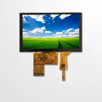 5.0 collu 800*480 ILI5960/ILI6122 16/18/24 bitu RGB interfeiss, augsta spilgtuma TFT LCD touch panel Nekad Beigām, Piegādes Nē MOQ