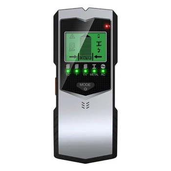 5-in-1 Sienas Skeneris Rokas Elektronisko Stud Detektors ar LCD Ekrānu, Signalizācija Koka AC Stieple, Metāla Kniedes Atklāšana