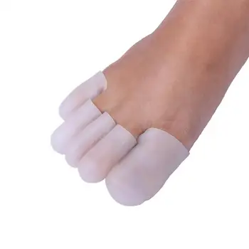 5 Pāriem Mīksta Silikona Pirksta Uzmava Gēla Pirkstu Atdalītāji Klp Segtu Pirksta Aizsargs Pirksta Pareizs Kukurūzas Čūlas, Bunion Pain Relief