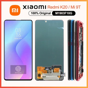 6.39 Super Amoled Mi9T LCD Xiaomi Mi 9T Pro Lcd Displejs, Touch Screen Digitizer Montāža Redmi K20 Pro Redmi K20 Ekrāns