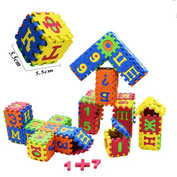 60Pcs RussiaLetter NumberFoam Puzzle Bērniem Paklāju Paklāju Sadalīt EVA Bērnu Spēle Mat Iekštelpu Mīksto Aktivitātes Puzzle Paklājs