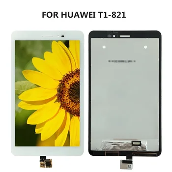 8.0 Collas Huawei MediaPad T1 8.0 Pro 4G T1-823L T1-821L T1-821W T1-821 LCD Touch Screen Displejs, Montāža