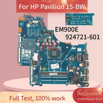 924721-601 924721-501 HP Pavilion 15-BW EM900E Grāmatiņa Mainboard CTL51/53 LA-E841P DDR4 Klēpjdators mātesplatē