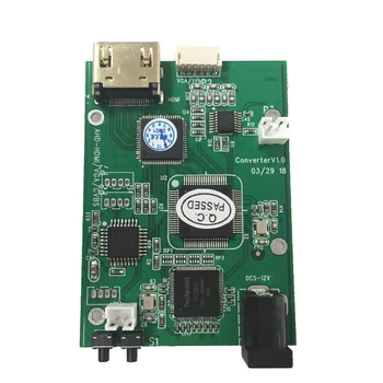 AHD-HDMI Video Signāla Pārveidotājs 1080P Video Izšķirtspēja PAL/NTSC Režīmā AHD41 Video Pārveidotājs Valdes HDMI CVBS Izeja Tvi Valde
