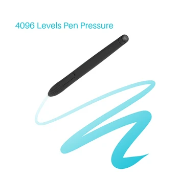Akumulators-bezmaksas Pildspalvu 4096 Līmeņos ar Divām Sānu Pielāgota Atslēgas HUION PW201 Gadījumā Digitālās Grafikas Zīmēšanas Tablete H430P