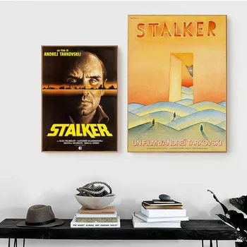 Andrei Tarkovsky Stalker Filmu Plakāti un Izdrukas Vintage Classic Veca Filma Kanvas Glezna Mājas Sienas Art Attēlu Guļamistaba Dekori