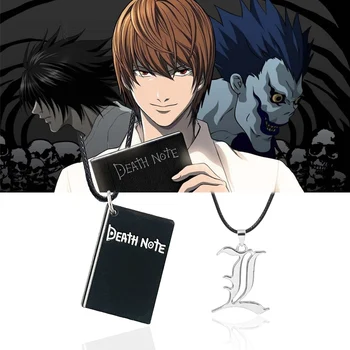 Anime Death Note Book Kulons, Kaklarota, Halloween Black Book Virves, Ķēdes Faniem Ziemassvētku Cosplay Prop Piederumi, Dāvanu