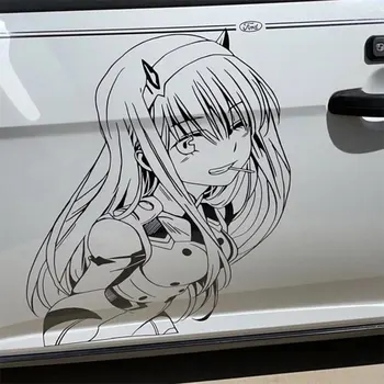 Anime, Lielas Uzlīmes, Auto Uzlīmes Auto Daļas Skaista Meitene Logu Ķermeņa Vējstikla Apdare Die Griešanas Vinila Decals