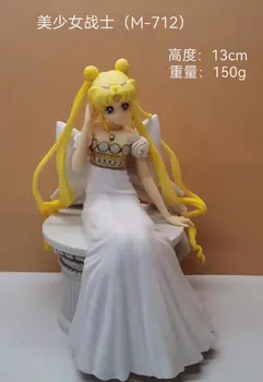 Anime Sailor Moon 13cm Sēž Ver. Modelis Rotaļlietas PVC attēls