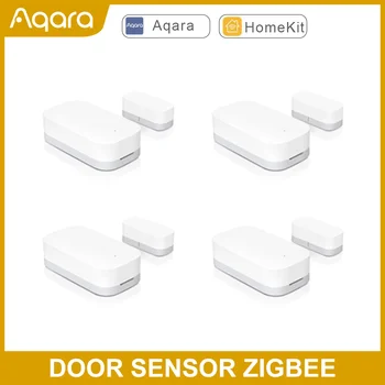 Aqara Durvju Logu Sensors Zigbee Bezvadu Savienojumu Mini Durvju Sensors MCCGQ11LM Darbam Ar Mi Mājās APP Xiaomi Smart Home