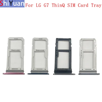 Atmiņas MicroSD atmiņas Karti SIM Kartes ligzda SIM Kartes Slots Turētājs LG G7 ThinQ Sim Kartes ligzda Rezerves Daļas