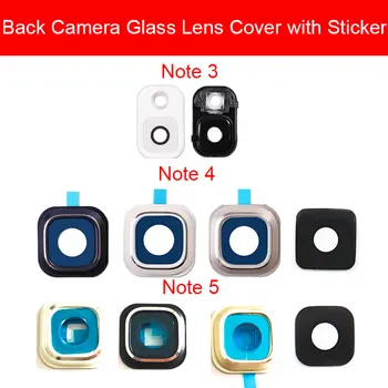 Atpakaļ Atpakaļskata Kamera Stikla Lēcas Ar Līmi, Uzlīmes Samsung Galaxy Note 3 4 5 Kameras Objektīva Vāciņu Flex Lentes Rezerves Daļas