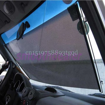 Auto Auto Logu Roll Blind Saulessargs Vējstikla Saules Vairogs Sejsegu 58 x125cm Melns