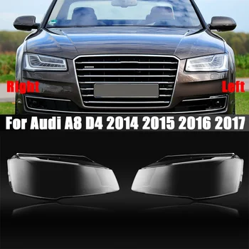 Auto Lukturu Vāciņu, Objektīva Stikla Korpusa Priekšējo Lukturu Pārredzamu Abažūrs Auto Lukturi Vāciņi Audi A8 D4 2014 2015 2016 2017