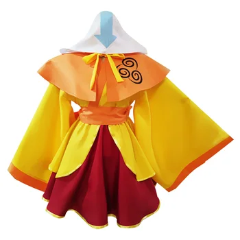 Avatar Aang Cosplay Cosplay Kostīms Sieviešu Lolita Kleita Tērpiem Halloween Karnevāla Tērps