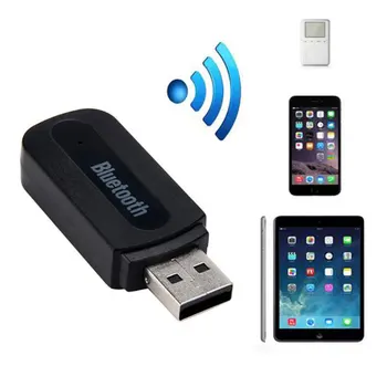 Bezvadu Bluetooth Adapteri AMP USB Dongle iPhone, Android Mobilo Telefonu, Datoru, DATORU, Auto Skaļrunis, 3,5 mm Mūzikas Stereo Uztvērējs