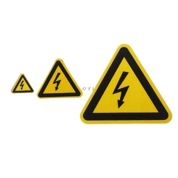 Brīdinājuma Uzlīmes, uzlīmju elektrošoka Bīstamības Bīstamības Brīdinājuma Drošības 25mm 50mm 100cm PVC Ūdensnecaurlaidīga