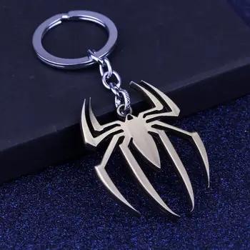 Brīnums Avengers Atslēgu Piekariņi Zirnekļcilvēka Spider Keychain Araneid Dzīvnieku Atslēgu Gredzens Halloween Dāvanas Vīriešiem, Somas