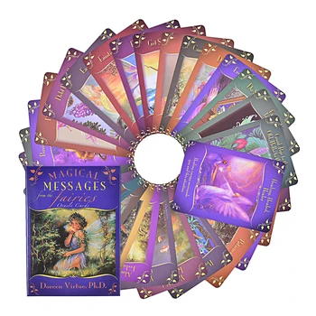 Burvju Ziņas No Fejas Tarot Kartes, Norādes, Zīlēšana Likteni Oracle Klāja Kuģa Spēle Karti (Sievietēm Puse Spēles