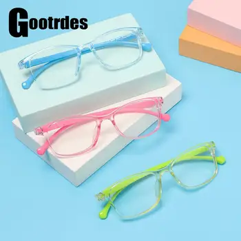 Bērniem Zilā Gaisma Pretbloķēšanas Brilles Anti-zila Gaisma Brilles Bērniem Zēni Meitenes Ultra Viegls Rāmis Datoru Brilles