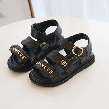 Bērnu studentu sandales 2022summer jaunas meiteņu sandales liels bērnu jūra, pludmales apavi