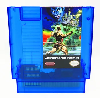 CASTLEVANIA REMIX (Kolekcija ar Zelta pārklājumu Versijas) 42 1 Spēle Kasetne NES Konsoles