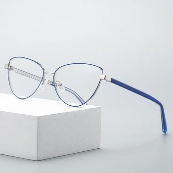 Cat Eye anti zilā gaisma brilles Modes Optiskās Brilles Rāmis Sievietēm sieviešu briļļu rāmis sieviešu Tuvredzība brilles Brilles