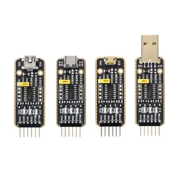 CH343 USB Uz UART Modulis Valdes Micro / Mini / Tipa-A / Tips-C Savienotāji, Augstu datu Pārraides Ātrumu Transmisija