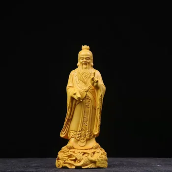 Cieta koka Griešanai Laozi seno attēls statuja Seno domātāju, filozofi, rakstnieki un vēsturnieki Mājas Interjeru, Suvenīri