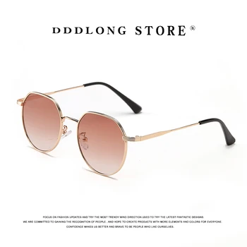 DDDLONG Retro Modes Kvadrātveida Metāla Saulesbrilles Sieviešu Dizaineru Vīriešiem, Saules Brilles Klasika Vintage UV400 Āra Oculos De Sol D54