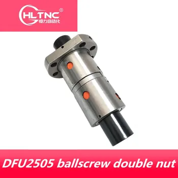 DFU2505 sistēmu double riekstu 25mm bumbu uzgriezni CNC DIY Griešanai mašīnu daļas