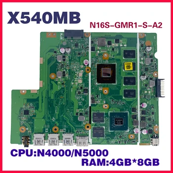 Dinzi X540MB Mātesplati Par ASUS X540M A540M X540MB X540MA Klēpjdatoru Mainboard Ar N5000 N4000 920MX 8 GB, 4 GB-operatīvā ATMIŅA 100% Strādā labi