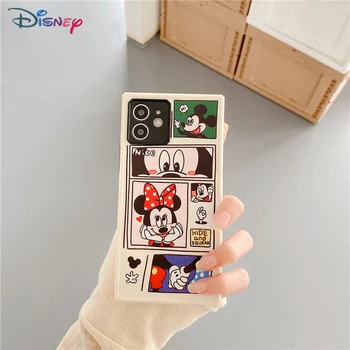Disney Mickey Minnie Gudrs iPhone Gadījumā, IPhone 13 13Pro 12 12Pro 11 11Pro Max Meitenēm Donald Duck Karikatūra Gadījumā Pāriem Dāvanu