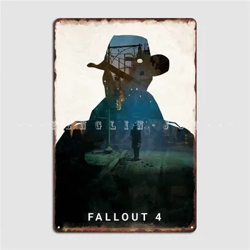 Fallout 4 Niks Goodneighbor Metāla Zīmju Sienas Krogs Ir Krogs, Garāža Pasūtījuma Krāsošana Apdare Skārda Parakstīt Plakātu