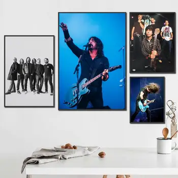 Foo Fighters Band 24x36 Dekoratīvas Gleznas, Plakāti Istabas, Bārs, Kafejnīca Dekoru, Dāvanu Print Art Sienas Gleznas