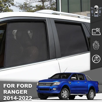 Ford RANGER P375 2011-2021 Auto Saulessargs Vairogs Magnētisko Priekšējā Vējstikla Acs Kadru Aizkaru Bērnu Aizmugurējo Sānu Logu Saules Ēnā
