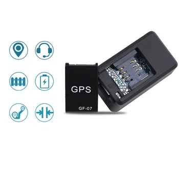 GF07 Magnētisko Mini Auto Tracker GPS Reālā Laika Uzskaiti Lokatora Ierīci Magnētisko GPS Tracker reāllaika Transportlīdzekļu atrašanās vietas Dropshipping