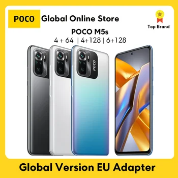 Globālo Versiju, POCO M5s Viedtālrunis 64GB/128GB NFC MTK G95 Octa Core 64MP Quad Kamera 6.43