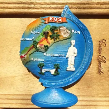 grieķijas tūrisma suvenīru ledusskapja magnēts pasaulē KOS, Ledusskapis Magnēti